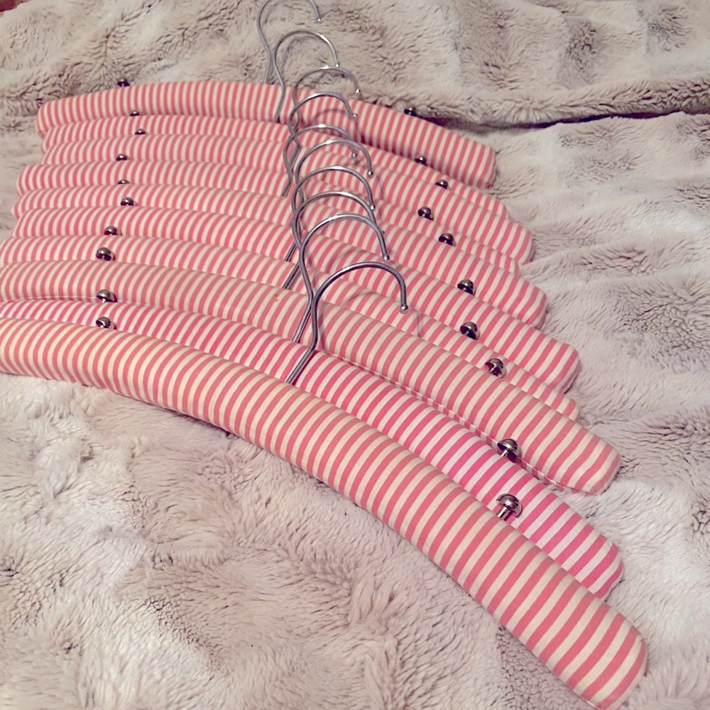 VINTAGE Victoria’s Secret Lot of 10 padded hangers